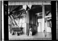 EDGEMOOR BOILER NO. 3. NOTE THE ORGINAL NO. 5 COAL HOPPER ABOVE THE VACANT SPACE. - Lakeview Pumping Station, Clarendon and Montrose Avenues, Chicago, Cook County, IL HAER ILL,16-CHIG,106-72.tif