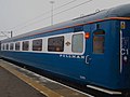 Mk2f First Open of FM Rail in Blue Pullman livery