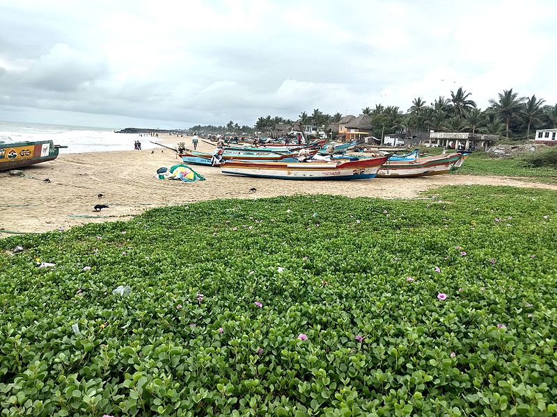 File:Early morning at Serenity Beach Puducherry.jpg