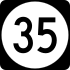 Маркер Kentucky Route 35 