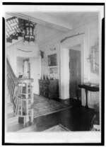 Thumbnail for File:Entrance hall, door to drawing room (right) and to library. - Sotterly, State Route 245 and Vista Road Vicinity, Hollywood, St. Mary's County, MD HABS MD,19-HOLWO.V,3-10.tif