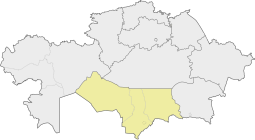 Location in Kazakhstan