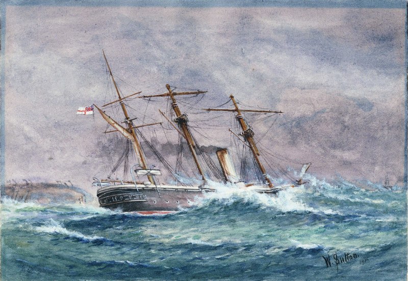 File:Escape of HMS Calliope, Samoa RMG PU6292.tiff