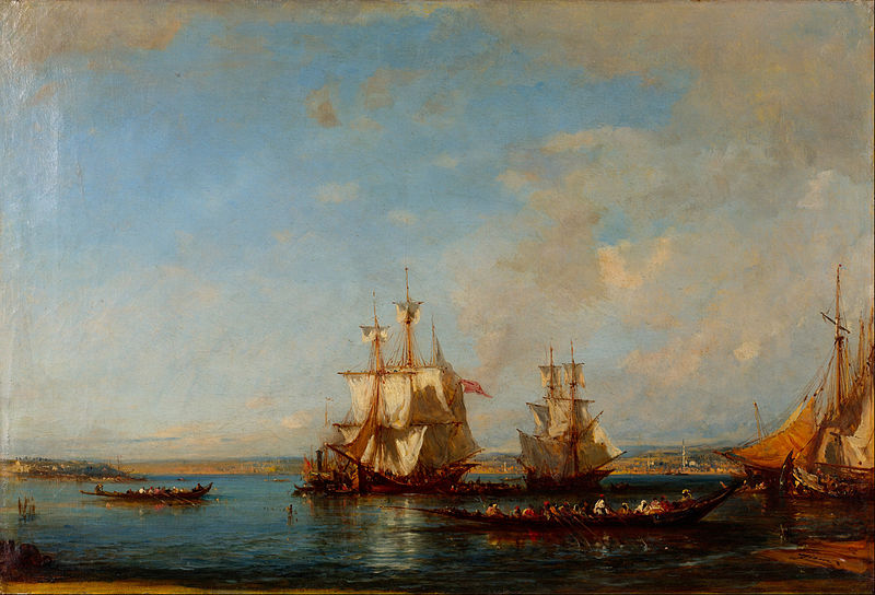 File:Félix Ziem - Caiques and Sailboats at the Bosphorus - Google Art Project.jpg