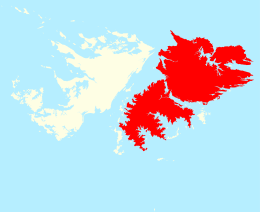 Falkland Islands - East Falkland.svg