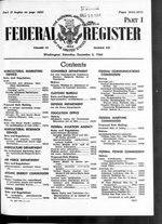 Миниатюра для Файл:Federal Register 1964-12-05- Vol 29 Iss 237 (IA sim federal-register-find 1964-12-05 29 237).pdf