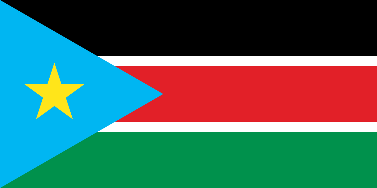 85px default Güney Sudan bayrağı