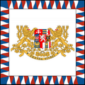 Vlajka československého prezidenta (1918–1939, 1945–1960) Poměr stran: 1:1