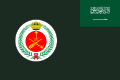 Bandéra Patahanan Udara Karajaan Saudi Arabia, dipaké di markas jeung upacara militér (Rasio: 2:3)