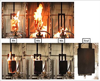<span class="mw-page-title-main">Flame retardant</span> Substance applied to items to slow burning or delay ignition