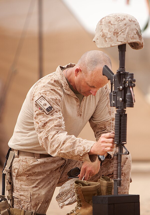 File:Flickr - DVIDSHUB - Marines honor, remember fallen brother in southern Helmand (Image 10 of 16).jpg