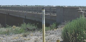 The historic Florence Bridge Florence-Florence Bridge-1909- over Gila River-2.jpg