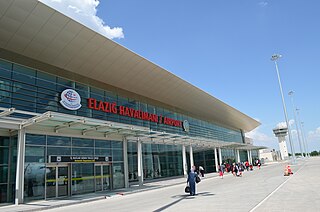 <span class="mw-page-title-main">Elazığ Airport</span> Airport in Elazığ, Turkey