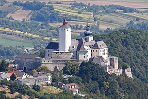 Forchtenstein Castle from the Rosalia