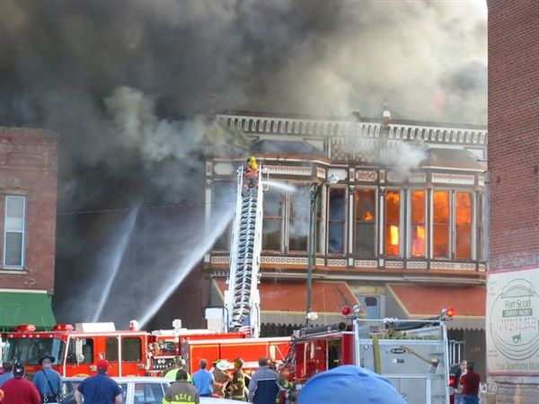 Downtown Fort Scott Fire (2005)