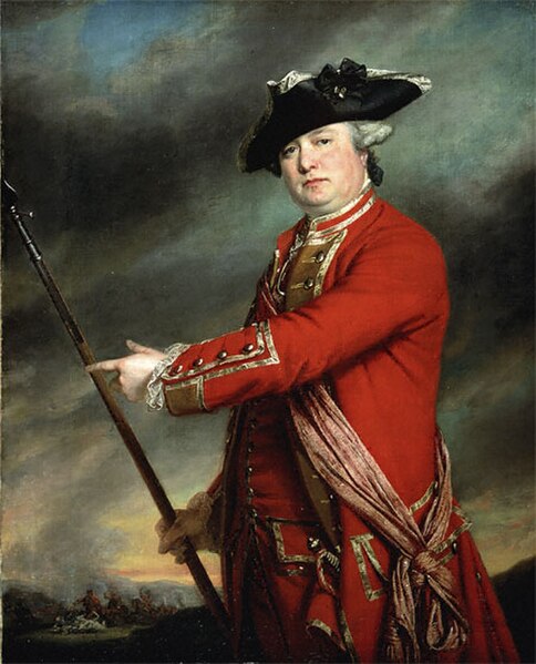 Francis Smith, commander of the military expedition, in a 1763 portrait