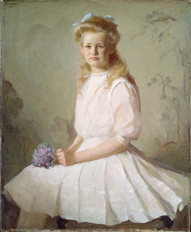 Фрэнк У. Бенсон - Портрет Кэтрин Грей Додж (1910).jpg