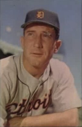 Hutchinson in 1953 with the Detroit Tigers.