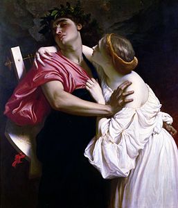 Orpheus & Eurydice, by Leighton, 1864, acquired by the museum 1960