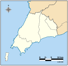 Localização de Vila do Bispo