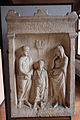 Funerary monument to an actor family of Gaios Silios Bathyllos. Pentelic marble. Second half of the 1st cent. CE. Inv. No. 28667.