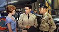 Elvis and Juliet Prowse in the film trailer for G.I. Blues, 1960