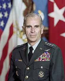 General John William Vessey, Jr., tenth Chairman of the Joint Chiefs of Staff Gen John Vessey Jr.JPG