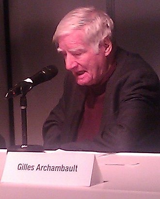 Gilles Archambault during a presentation Gilles Archambault (SDLM '16) (cropped).jpg