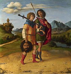 『ダビデ王とヨナタン』1505年-1510年頃 ロンドン・ナショナル・ギャラリー所蔵