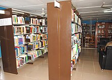 Chief Nwobodo Library at GOU, Thinkers Corner, Enugu. Godfrey Okoye University Library.jpg