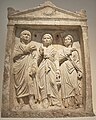 Grave stele of Amaryllis and Mousaeus, 1st cent. A.D. National Archaeological Museum, Athens.