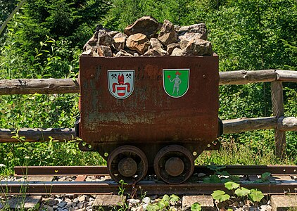 Minecart Teufelsgrund visiting mine Münstertal Germany