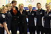 Kate Lundy with Australia's Olympic team