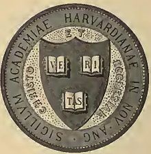 Rare Harvard University Spin Center School Heraldic Crest Keychain
