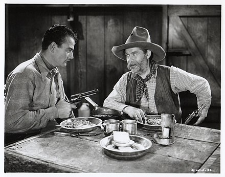 Wayne and George "Gabby" Hayes in Blue Steel (1934)