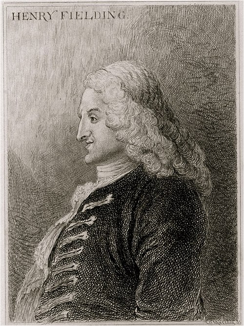ヘンリー・フィールディング、1743年頃、ジョナサン・ワイルドによるエッチング Wikipediaより