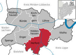Herford – Mappa