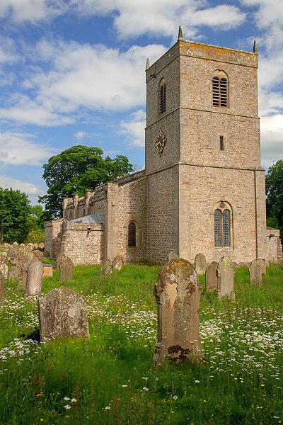 One of the now "redundant" buildings, Holy Trinity Church, Wensley, in North Yorkshire; much of the current structure was built in the 14th and 15th c