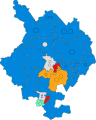 Huntingdonshire UK ward map 2018.svg