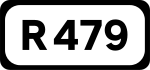 R479 пътен щит}}