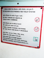 Indian Railways Bio Toilet Warning Notice Board.png