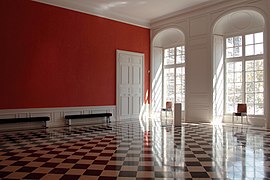 Sala de la librea (puerta que da hacia los apartamentos privados del duque)
