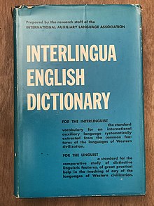 Interlingua-English-Dictionary, 2. Auflage, New York 1971