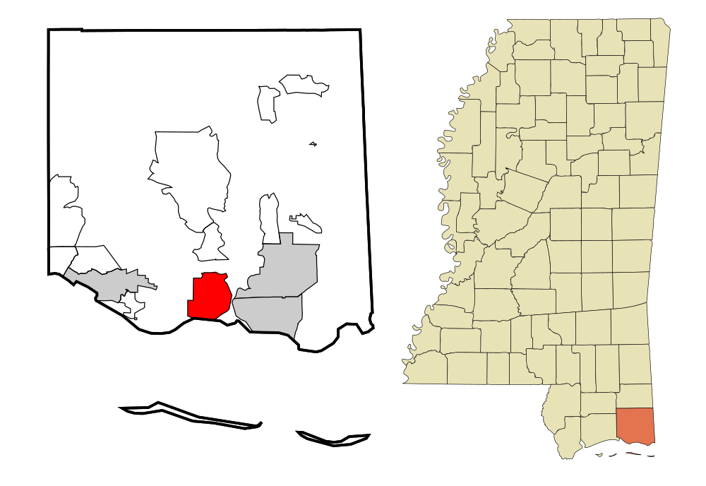 The population density of Gautier in Mississippi is 83.2 square kilometers (32.12 square miles)