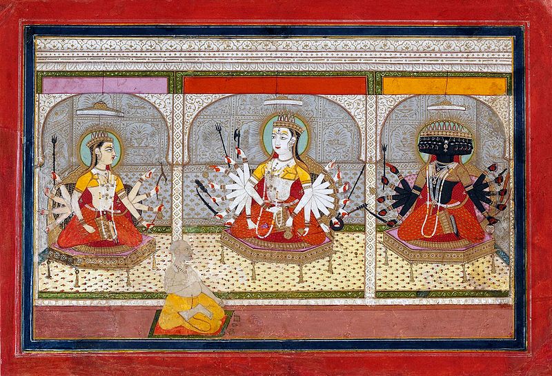 File:Jaipur Three incarnations of the Goddess.jpg