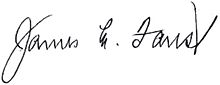 Signature of James E. Faust