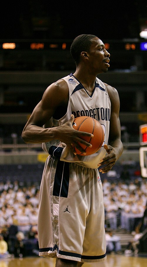 Green with the Hoyas in December 2006