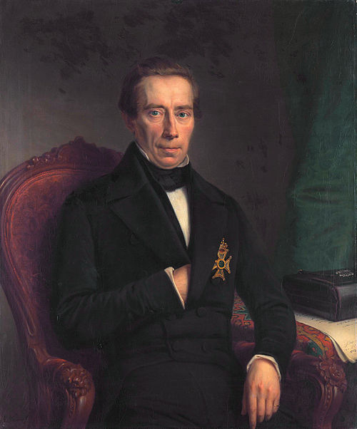Portrait by Johan Heinrich Neuman [nl], 1852