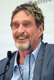 <span class="mw-page-title-main">John McAfee</span> British-American programmer and businessman (1945–2021)