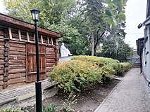O território do museu e o monumento a K. Tsiolkovsky